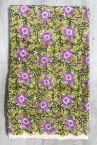 ผ้าฝ้ายบล็อกมือพิมพ์ลายผ้าฝ้าย100% บล็อกระบายอากาศได้ดีแบบดั้งเดิมมรดก - Product Image 5