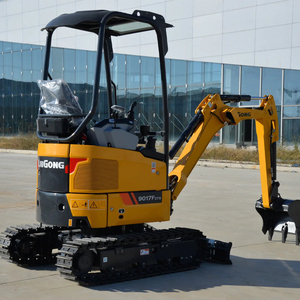 2026 Best 9017F Crawler Mini Excavator 1.7 Ton Zero Tail Swing Hydraulic Digger High <b>Load</b> Moment 1 Year Warranty Garden 0.045m - Product Image 3