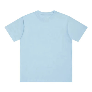 Camiseta de Hombre 2025 de Alta Calidad, Algodón, Corte Regular, Cuello Redondo, Logotipo Personalizado, Lujosa, Lisa, de Secado Rápido, Tejido de Punto, Informal - Product Image 2