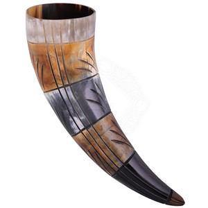 Cuerno para beber vikingo natural estilo Ángel tallado para cerveza vino agua buey/vaca búfalo cuerno pulido para fiesta de boda en casa - Product Image 4