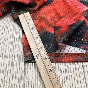 Pantalones Cortos Deportivos Transpirables de Algodón 100% para Hombre, para Gimnasio, Entrenamiento, Uso Diario, Rojo y Negro - Product Image 5