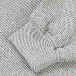 เสื้อฮู้ดสตรีทแวร์ผู้ชายผ้าเฟรนช์เทอร์รี่ขนหนานุ่มพิมพ์โลโก้ตามสั่ง ทรงโอเวอร์ไซส์ ทรงบ็อกซ์  แบบครอป คอกลม ป้องกันขนร่วง - Product Image 3