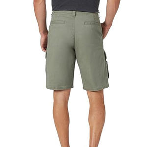 Pantalones cortos Cargo de algodón de verano para hombre, pantalones cortos elásticos personalizados con varios bolsillos de secado rápido, tallas grandes OEM, venta al por mayor, cintura media personalizada - Product Image 2