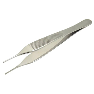 Pince à épiler chirurgicale Adson avec poignée antidérapante pour un usage professionnel et domestique - Product Image 2