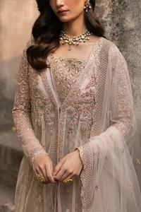 Haute qualité dames en mousseline de soie Shalwar Kameez vêtements de mariage pakistanais qualité d'exportation vêtements indiens et pakistanais - Product Image 5