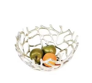 ชามอลูมิเนียมสำหรับตกแต่งผลไม้ลายปะการังลายตารางสำหรับบ้านและร้านอาหารซัพพลายเออร์จากอินเดีย - Product Image 1