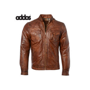 Personnaliser le nouveau design de la veste en mousse/blouson classique en cuir pour homme - Product Image 1