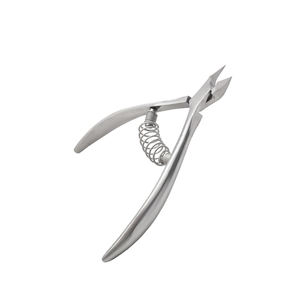 Pince à cuticules à pointe de 7 mm avec lames tranchantes poignée antidérapante Action à ressort en acier inoxydable pince à ongles à cuticules - Product Image 2