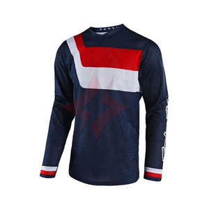 Maillot de motocross personnalisé de haute qualité, impression par transfert thermique, tissu respirant, vêtements de sport d'hiver durables, vêtements de course automobile - Product Image 1