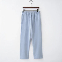 Pantalons et pantalons amples pour hommes, personnalisés, décontractés, en toile de lin/coton, respirants, anti-plis, fiables
