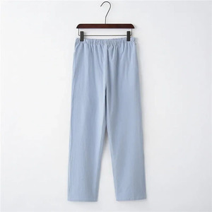 Pantalons et pantalons décontractés pour hommes en lin/coton respirants, anti-froissement, coupe ample, personnalisés et fiables - Product Image 4