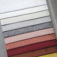 2477 afrique personnalisé 100% polyester lin tissu imperméable impression fil teint maison Textile matière première pour rembourrage tissé
