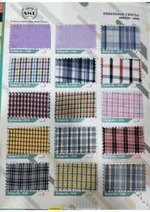 ผ้านิ่มสำหรับนักเรียนกระโปรงพลีทเส้นด้ายโพลีคอตตอนย้อมสี60/40 - Product Image 4