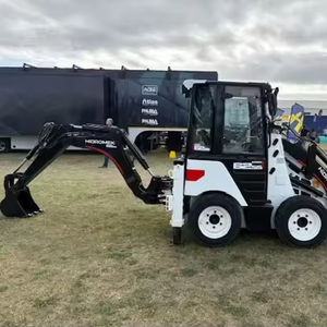Nuevo Mini Tractor Hidromek con Orugas de Goma, Minicargadora HMK 310NLC-4 62T 145LC 102B, Retroexcavadora Frontal - Product Image 6