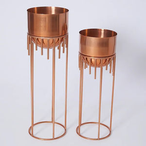 Macetas y jardineras de Metal de cobre de lujo, y el jardín decoración del hogar, macetas y jardineras elegantes, decoración - Product Image 1