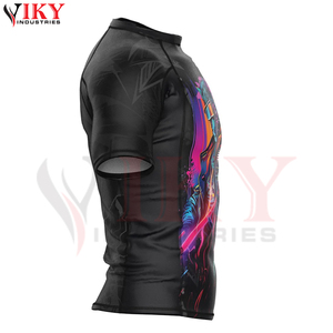 Rashguard Sublimado Personalizado OEM/ODM para Niños, Rashguard BJJ, Rashguard MMA, Sublimado, Transpirable, de Secado Rápido - Product Image 3