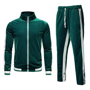 Survêtement en velours pour hommes en coton personnalisé de STYLO INTERNATIONAL Vêtements d'hiver à la mode et à imprimé uni vente en gros - Product Image 4