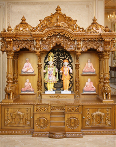 Puertas de Madera de Teca Ashtalakshmi para Templos, Resistentes al Agua, de Lujo, para Puja - Product Image 2