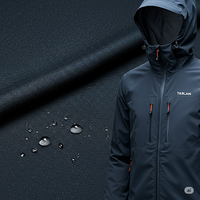 Tela Taslan de nailon impermeable, transpirable, recubierta de PU, tela Taslon Ripstop para chaquetas, prendas de exterior, proveedor mayorista