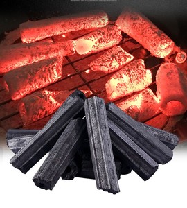 Charbon de bois instantané pour chicha, briquettes de charbon de bois dur pour barbecue, sans étincelles, sans fumée, sans odeur, charbon noir, bois de bambou - Product Image 2