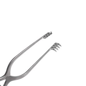 Rétracteurs cérébraux manuels Adson en acier inoxydable, instruments neurochirurgicaux réutilisables, stérilisation à haute température pour une précision accrue - Product Image 6