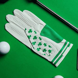 ถุงมือกอล์ฟน้ำหนักเบาสำหรับผู้ชายถุงมือกอล์ฟน้ำหนักเบาปรับได้วัสดุหนังกันยับ - Product Image 6