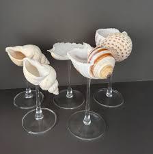 แก้วค็อกเทลเปลือกหอยสุดหรูแก้วไวน์ทันสมัยทำมือสำหรับงานแต่งงาน - Product Image 2