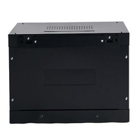 Armoire réseau 9U avec rails réglables, panneau de gestion des câbles et côtés perforés, rack de serveur Pvc Trunking Easy Mount