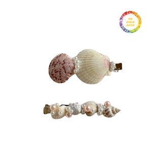 Pince à cheveux coquillage simple et chic Accessoire élégant pour toutes les coiffures - Product Image 2