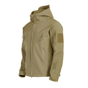 Veste d'extérieur pour homme, veste imperméable en softshell à capuche, randonnée, camping, manteau d'hiver, coupe-vent en polaire - Product Image 6