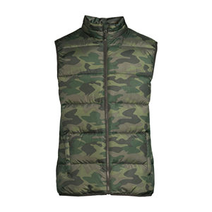 <b>Men's</b> New Style Winter Puffer <b>Vest</b> Customized Design Multi-Color Sleeveless Long Cotton Nylon Brand Product Puffer <b>Vest</b> - Product Image 5