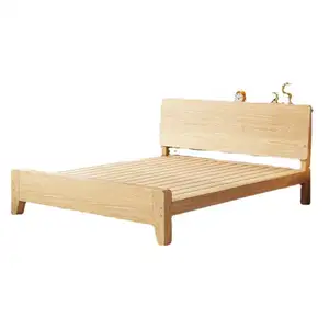 Cheap King Size Solid Wood Beds Storage Frame Sale on Wooden Beds