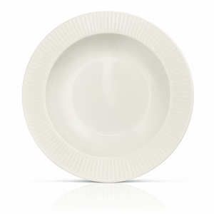 Caja de 36 Uds. Platos de cena profundos de porcelana 21cm 494G vajilla fina al por mayor para hoteles restaurantes y catering - Product Image 1