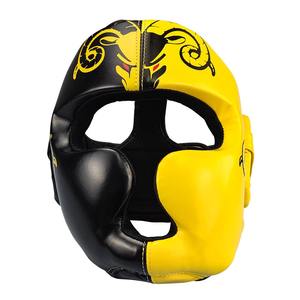 Protector de cabeza de boxeo de cuero genuino Unisex Protector de entrenamiento modular portátil con logotipo personalizable Hecho Material de PU sostenible - Product Image 2