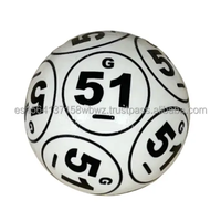 Producto superior Juegos de bolas de bingo de 1 a 75 colores Decoraciones de bolas de bingo tradicionales para equipos de bingo