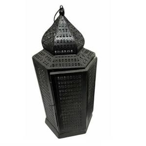 Lanterne décorative en métal, élégante et sculptée à la main, pour la décoration de mariages et de fêtes de Noël, porte-bougie. - Product Image 4