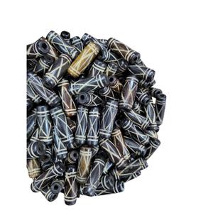 ลูกปัดกระดูกแกะสลักทำมือคุณภาพมาตรฐานอินเดียสำหรับทำเครื่องประดับ - Product Image 1