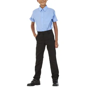Kaliteli okul üniforması pantolon erkek ince bacak düzenli Fit pantolon toptan lise 2024 sonbahar okul giyim