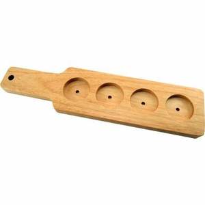 Porte-verre en bois de style table Organisateur durable parfait pour servir l'affichage ou la cuisine à manger Fabriqué à la main en Inde - Product Image 3