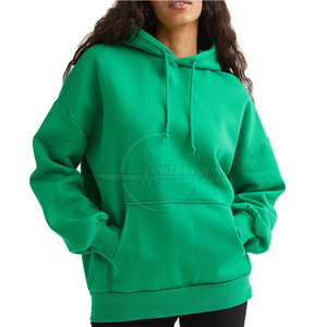 Sudadera con Capucha para Mujer Otoño Invierno, Buena Calidad, Diseño Moderno Personalizado de Manga Larga, 100% Algodón, Estilo Casual, Apliques con Logotipo Frontal - Product Image 1