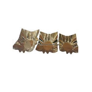 Ensemble de trois bols de service en aluminium pour fête de mariage et événement en gros de forme rectangulaire pour salade de riz et de fruits - Product Image 1