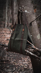 Sac en toile de transport en bois CWR-0010 de qualité supérieure Porte-bûches pour le camping et le stockage du bois de chauffage pour le rassemblement extérieur du bois - Product Image 3