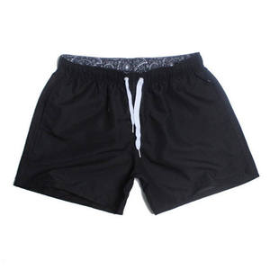 Men's Custom Printed Casual Beach <b>Shorts</b> Low Waist <b>5</b>-<b>Inch</b> <b>Inseam</b> Quick Dry Solid Polyester Mesh Knitted Sublimation OEM Service - Product Image 3