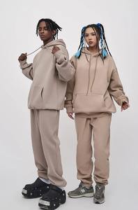 ชุดวอร์มผ้าฟลีซผ้าฝ้าย100% ขนาดใหญ่ของผู้ชายชุดวอร์มผ้าคอตตอนแบบเต็มตัวระบายอากาศได้ดีตามสั่งสำหรับฤดูหนาว - Product Image 3