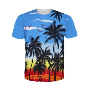 Sublimated estilo mais recente atacado Alta Quantidade Moda Masculina Stretch Cotton High Impact Top Venda T-shirts