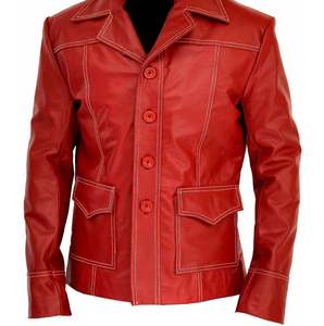 Veste manteau mode décontractée personnalisée de haute qualité en cuir de mouton véritable blazer manteau respirant de style classique - Product Image 2