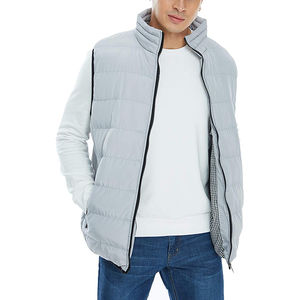 Gilet matelassé réversible décontracté pour homme, nouveau style, toile anti-rides, haute qualité, respirant, imperméable, séchage rapide, sans manches, hiver - Product Image 2