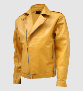 Veste en cuir pour hommes personnalisée de haute qualité Fashion Wear Veste noire Designer Vestes en cuir - Product Image 1