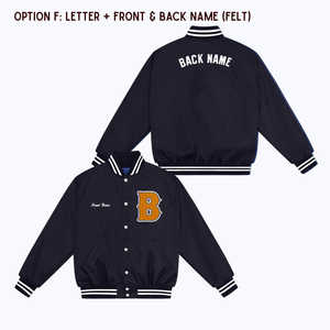 Fabricante superior bordado hombres último diseño Letterman chaqueta de invierno ropa de calle Hip Hop Letterman chaqueta - Product Image 6