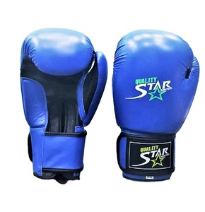 Guantes de boxeo de cuero sintético para hombre, diseño personalizado, Muay Thai, Kick Boxing, entrenamiento de artes marciales, competición - Product Image 1